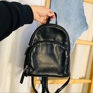 Genuine leather backpack